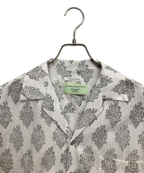 Couture d'adam（クチュールドアダム）COUTURE D'ADAM (クチュールドアダム) Block Print Summerwear ホワイト サイズ:40の古着・服飾アイテム