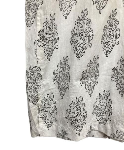 Couture d'adam（クチュールドアダム）COUTURE D'ADAM (クチュールドアダム) Block Print Summerwear ホワイト サイズ:40の古着・服飾アイテム