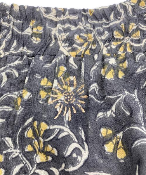 Couture d'adam（クチュールドアダム）COUTURE D'ADAM (クチュールドアダム) BLOCK PRINT TROUSERS ブラック サイズ:40の古着・服飾アイテム