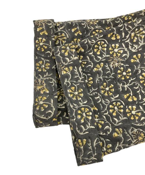 Couture d'adam（クチュールドアダム）COUTURE D'ADAM (クチュールドアダム) BLOCK PRINT TROUSERS ブラック サイズ:40の古着・服飾アイテム