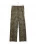 COUTURE D'ADAM（クチュールドアダム）の古着「BLOCK PRINT TROUSERS」｜ブラック