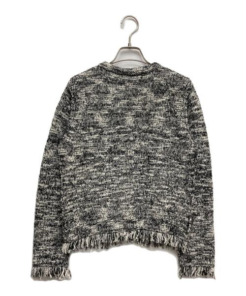 23区（ニジュウサンク）23区 (ニジュウサンク) ニットジャケット ブラック サイズ:40の古着・服飾アイテム
