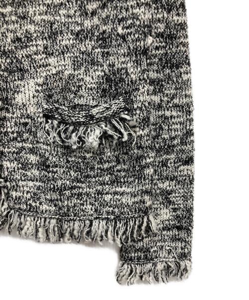 23区（ニジュウサンク）23区 (ニジュウサンク) ニットジャケット ブラック サイズ:40の古着・服飾アイテム