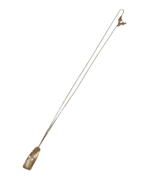 Maison Martin Margiela（メゾンマルタンマルジェラ）Maison Martin Margiela (メゾンマルタンマルジェラ) スワロフスキーネックレス ベージュの古着・服飾アイテム