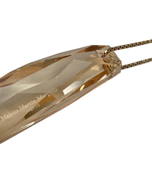 Maison Martin Margiela（メゾンマルタンマルジェラ）Maison Martin Margiela (メゾンマルタンマルジェラ) スワロフスキーネックレス ベージュの古着・服飾アイテム