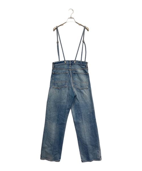 Whim Gazette（ウィムガゼット）Whim Gazette (ウィムガゼット) サスペンダーデニムパンツ インディゴ サイズ:Fの古着・服飾アイテム
