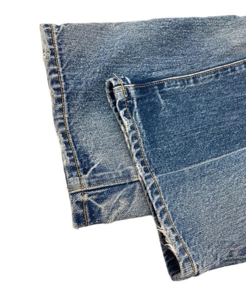 Whim Gazette（ウィムガゼット）Whim Gazette (ウィムガゼット) サスペンダーデニムパンツ インディゴ サイズ:Fの古着・服飾アイテム