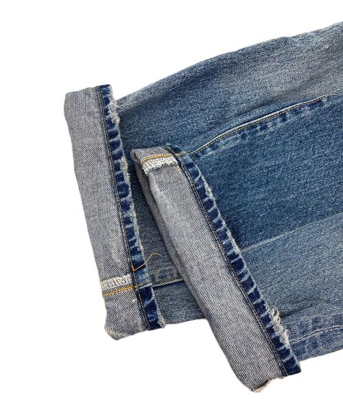 Whim Gazette（ウィムガゼット）Whim Gazette (ウィムガゼット) サスペンダーデニムパンツ インディゴ サイズ:Fの古着・服飾アイテム