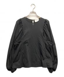 UNITED ARROWS（ユナイテッドアローズ）の古着「パフスリーブブラウス」｜ブラック