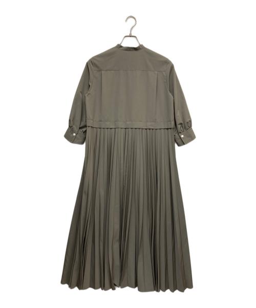 BALLSEY（ボールジィ）BALLSEY (ボールジィ) バックプリーツシャツワンピース ブラウン サイズ:36の古着・服飾アイテム