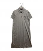 RALPH LAURENラルフローレン）の古着「半袖ワンピース」｜グレー