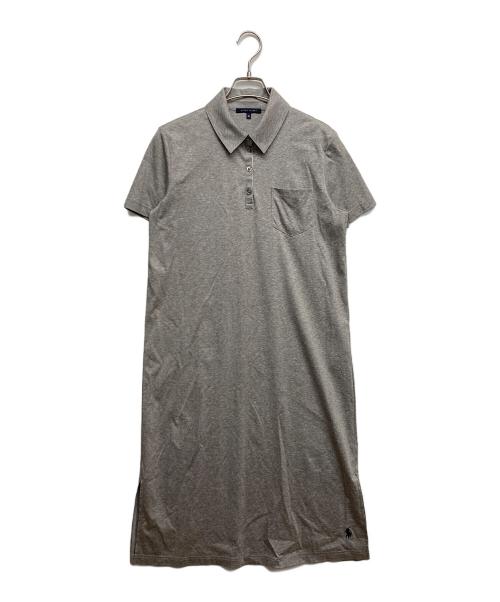 RALPH LAUREN（ラルフローレン）RALPH LAUREN (ラルフローレン) 半袖ワンピース グレー サイズ:Mの古着・服飾アイテム