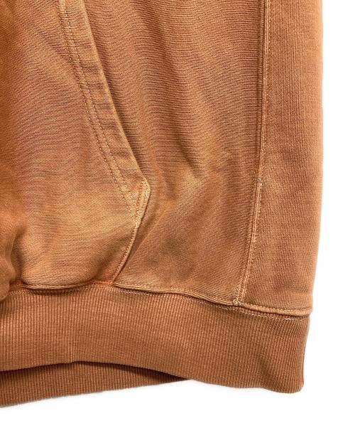 X-LARGE（エクストララージ）X-LARGE (エクストララージ) PIGMENT EMBOSSED PULLOVER HOODED SWEAT ブラウン サイズ:Lの古着・服飾アイテム