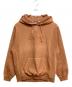 X-LARGE（エクストララージ）の古着「PIGMENT EMBOSSED PULLOVER HOODED SWEAT」｜ブラウン
