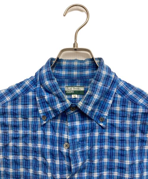 Paul Smith JEANS（ポールスミス ジーンズ）Paul Smith JEANS (ポールスミス ジーンズ) スキッパーシャツ ブルー サイズ:Mの古着・服飾アイテム