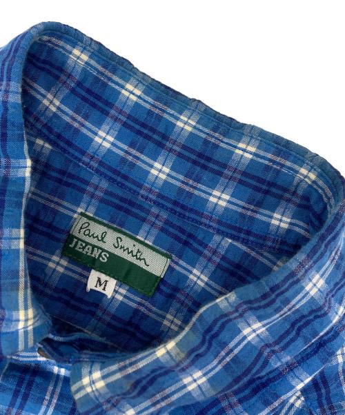 Paul Smith JEANS（ポールスミス ジーンズ）Paul Smith JEANS (ポールスミス ジーンズ) スキッパーシャツ ブルー サイズ:Mの古着・服飾アイテム