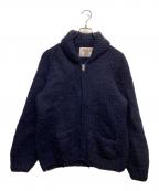 KANATAカナタ）の古着「カウチンニットカーディガン」｜ネイビー