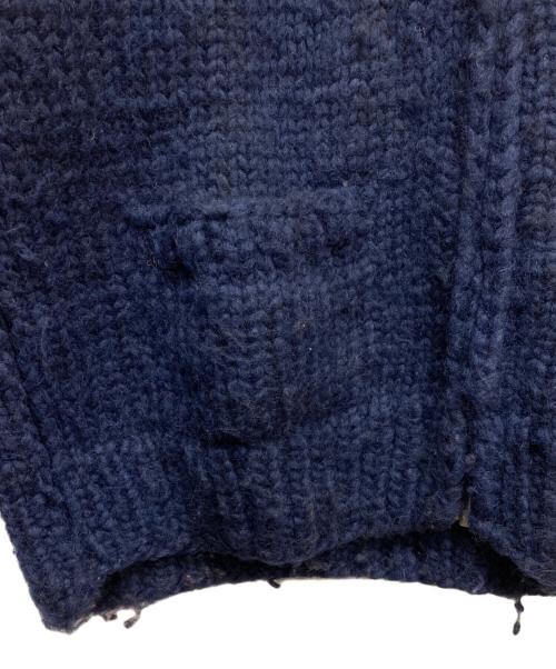KANATA（カナタ）KANATA (カナタ) カウチンニットカーディガン ネイビー サイズ:無しの古着・服飾アイテム
