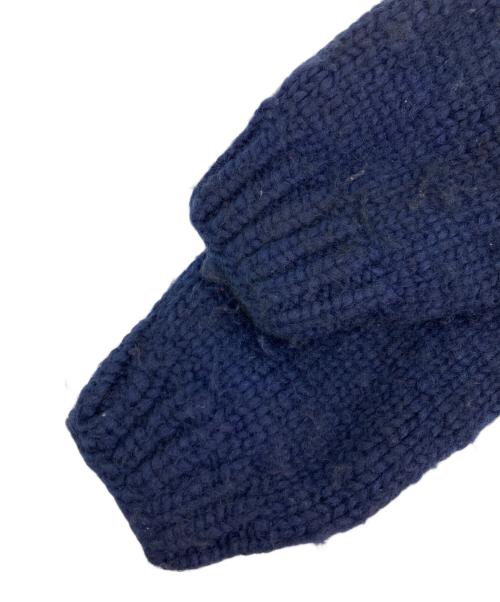 KANATA（カナタ）KANATA (カナタ) カウチンニットカーディガン ネイビー サイズ:無しの古着・服飾アイテム