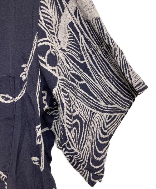 EVISU（エヴィス）EVISU (エヴィス) カープアロハシャツ ネイビー サイズ:36の古着・服飾アイテム