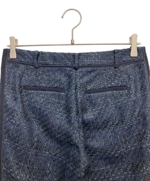 TORY BURCH（トリーバーチ）TORY BURCH (トリーバーチ) ツイードトラウザーパンツ ネイビー サイズ:2の古着・服飾アイテム