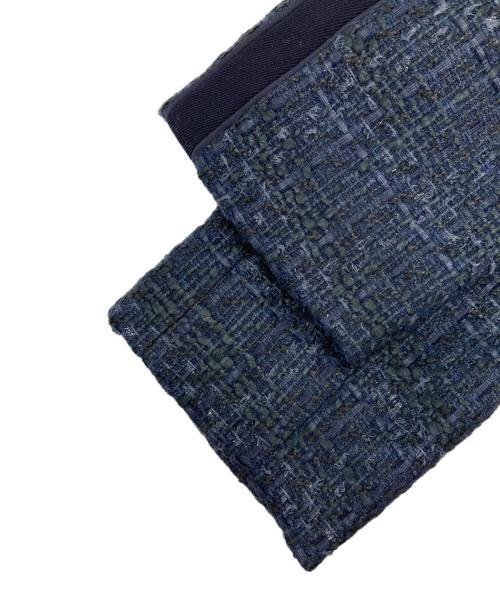 TORY BURCH（トリーバーチ）TORY BURCH (トリーバーチ) ツイードトラウザーパンツ ネイビー サイズ:2の古着・服飾アイテム