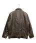 PERRY ELLIS PORTFOLIO (ペリーエリス) ラムスキンレザージャケット ブラウン サイズ:M：18000円