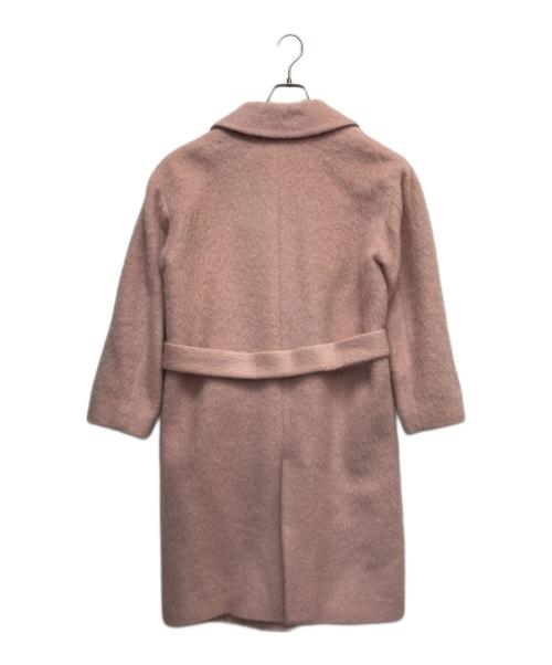 Spick and Span（スピック＆スパン）Spick and Span (スピック＆スパン) ダブルフェイスオーバーコート ピンク サイズ:38の古着・服飾アイテム