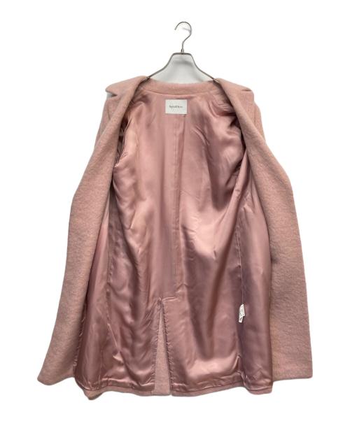 Spick and Span（スピック＆スパン）Spick and Span (スピック＆スパン) ダブルフェイスオーバーコート ピンク サイズ:38の古着・服飾アイテム
