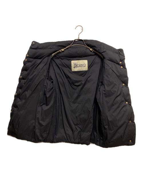 HERNO（ヘルノ）HERNO (ヘルノ) ショートダウンコート ブラック サイズ:44の古着・服飾アイテム