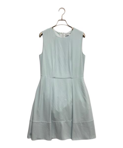 FOXEY NEWYORK（フォクシーニューヨーク）FOXEY NEWYORK (フォクシーニューヨーク) ノースリーブワンピース スカイブルー サイズ:40の古着・服飾アイテム