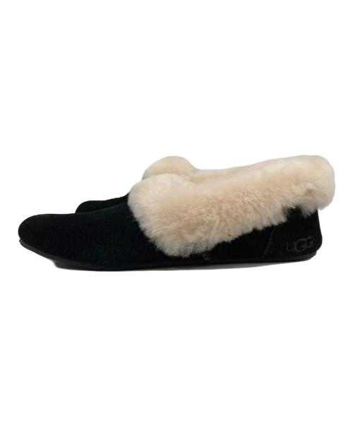 UGG（アグ）UGG (アグ) KENDYLフラットシューズ ブラック サイズ:24の古着・服飾アイテム