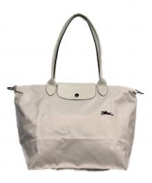 LONGCHAMP（ロンシャン）の古着「ル プリアージュ トートバッグ L」｜ベージュ