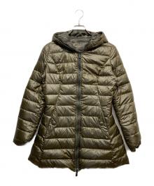 TATRAS（タトラス）の古着「リバーシブルCARINAカモフラージュ柄ダウンコート」｜グリーン