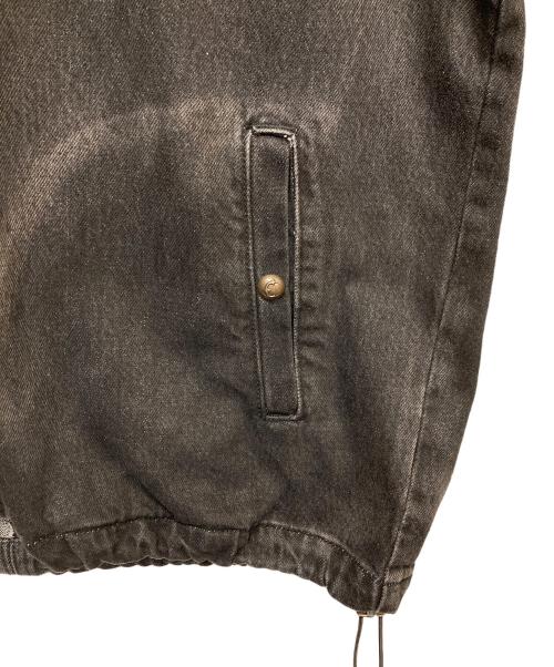 THUG CLUB（サグ クラブ）THUG CLUB (サグ クラブ) BASIC EMBLEM DENIM JACKET ブラック サイズ:2の古着・服飾アイテム