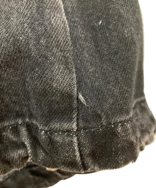 THUG CLUB（サグ クラブ）THUG CLUB (サグ クラブ) BASIC EMBLEM DENIM JACKET ブラック サイズ:2の古着・服飾アイテム