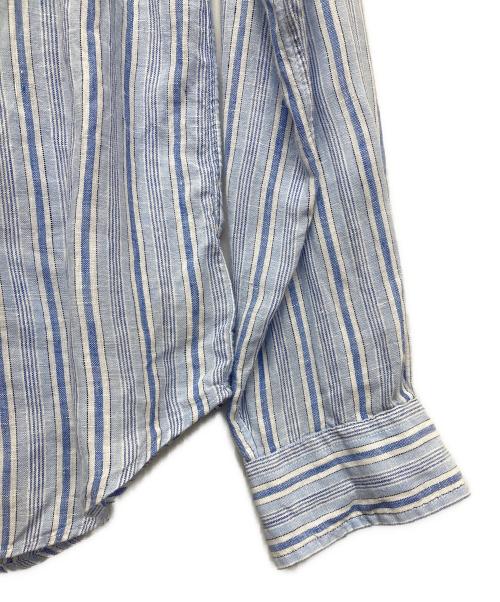 RALPH LAUREN（ラルフローレン）RALPH LAUREN (ラルフローレン) ストライプシャツ ブルー サイズ:XSの古着・服飾アイテム