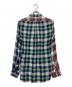 RALPH LAUREN (ラルフローレン) リネンチェックシャツ ブルー サイズ:XS：4000円