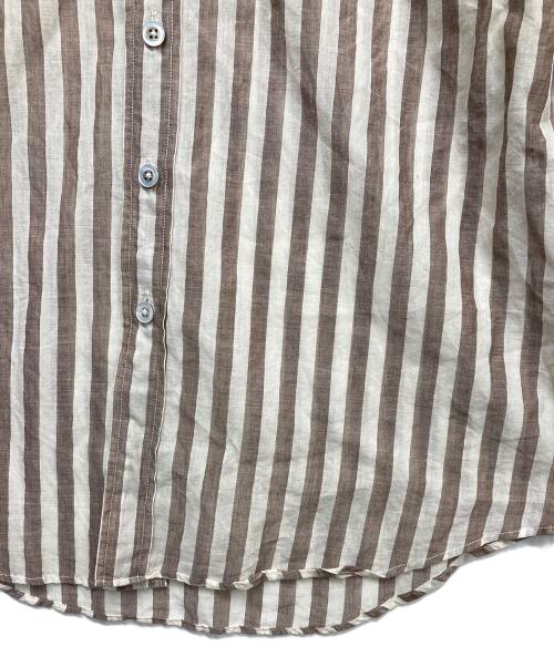 PAUL SMITH（ポールスミス）Paul Smith (ポールスミス) リネン混シャツ ブラウン サイズ:Mの古着・服飾アイテム