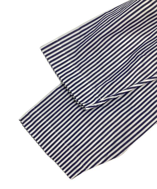 TOMORROW LAND（トゥモローランド）TOMORROW LAND (トゥモローランド) コットン ストライプ シャツコンビデザインプルオーバー ブラウン サイズ:XS 未使用品の古着・服飾アイテム