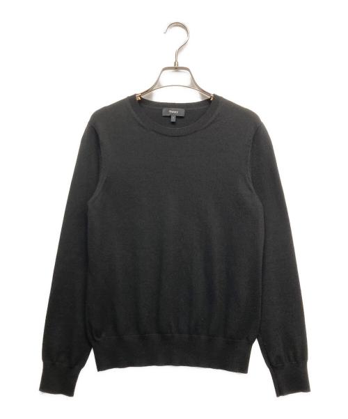 theory（セオリー）theory (セオリー) ウール混 ニット セーター ブラック サイズ:Sの古着・服飾アイテム