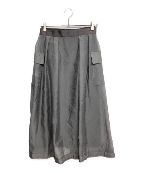 Pinky & Dianne（ピンキーアンドダイアン）Pinky & Dianne (ピンキーアンドダイアン) シアーレイヤードスカート グレー サイズ:36の古着・服飾アイテム