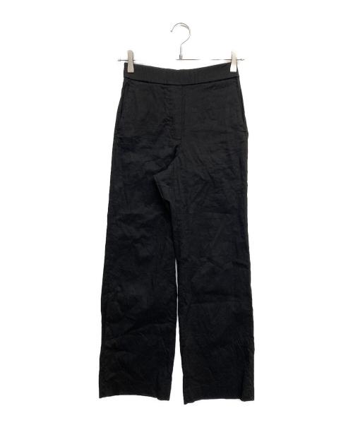 theory luxe（セオリーリュクス）theory luxe (セオリーリュクス) コットンポリウレタン バックシャーリングスリムテーパードパンツ ブラック サイズ:34の古着・服飾アイテム