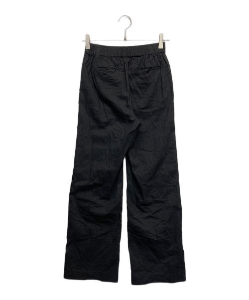 theory luxe（セオリーリュクス）theory luxe (セオリーリュクス) コットンポリウレタン バックシャーリングスリムテーパードパンツ ブラック サイズ:34の古着・服飾アイテム