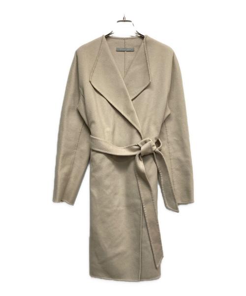 theory luxe（セオリーリュクス）theory luxe (セオリーリュクス) ノーカラーウールコート ベージュ サイズ:38の古着・服飾アイテム