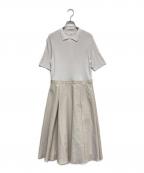 AMACAアマカ）の古着「布帛コンビニットワンピース」｜ピンク