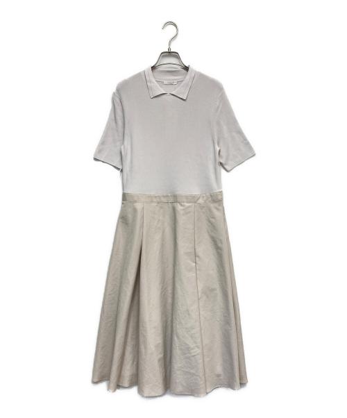 AMACA（アマカ）AMACA (アマカ) 布帛コンビニットワンピース ピンク サイズ:38 未使用品の古着・服飾アイテム