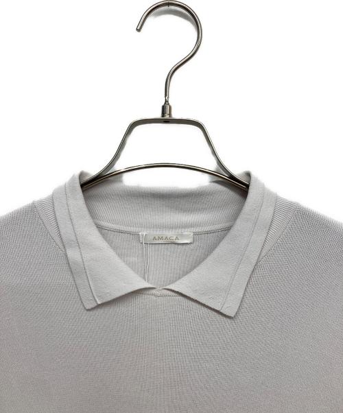 AMACA（アマカ）AMACA (アマカ) 布帛コンビニットワンピース ピンク サイズ:38 未使用品の古着・服飾アイテム