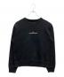 Maison Margiela（メゾンマルジェラ）の古着「逆さ ロゴ スウェット」｜ブラック