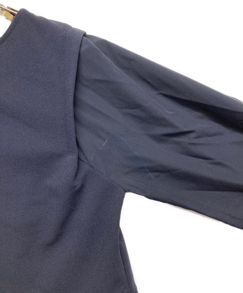 INDIVI（インディヴィ）INDIVI (インディヴィ) レイヤード風デザイントップス ネイビー サイズ:38の古着・服飾アイテム